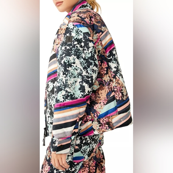 Free People FP Movement Bunny Slopes Printed Puffer Jacket - Picture 1 of 3